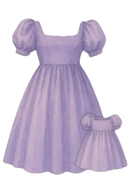 Lavender dress for her